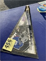 2001 Super Bowl pennant
29 inches long