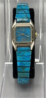 Turquoise overlay Gonson Quartz watch