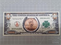 Good luck novelty banknote