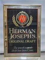 HERMAN JOSEPH'S DRAFT MIRROR, 18.25" X 13.25"