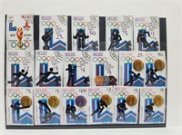 1980 Lake Placid Olympic Stamps Belize (17 stamps)