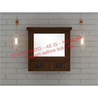HDC Artisian Wall Mirror Cabinet, 23.5 x 22.75 in.