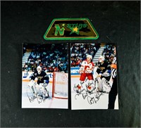 (2) DALLAS STARS AUTOGRAPHS NHL HOCKEY