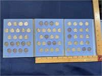 Jefferson nickel coin folder lot 1938-1960 not