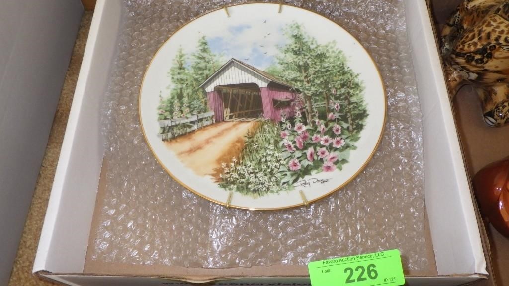 RAY DAY COVERED BRIDGE COLLECTOR PLATES