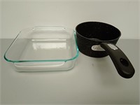 Starfrit Cooking pot and Pyrex casserole dish