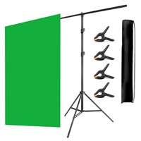 Green Screen Backdrop Kit, Green Screen with Stand