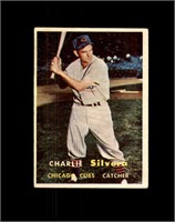 1957 Topps #255 Charlie Silvera P/F to GD+