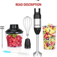 Keylitos 5-in-1 Hand Blender Mixer (Black)