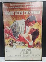 Framed "Gone w/The Wind" Movie Poster