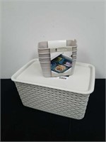 New small Flex bin four pack 5.3 x 3.5 x 3 in and