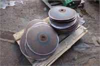 Pallet of Used 18" & 19" Disk Blades