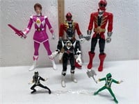 Power Rangers lot variety of sizes