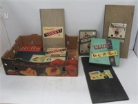 Vintage games includes Dominos, Hi-Ro, Monopoly,