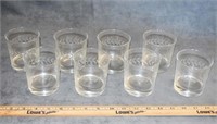 LOT - 12 " LAUREL " OLD FASHIONED GRAYCUT GLASSES