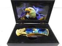 Collectible Eagle Knife in Box