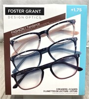 Foster Grant Design Optics Eyewear +1.75