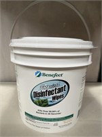 Botanical disinfectant wipes
 1 pail = 250 wipes
