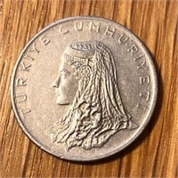 1972 Turkey 50 Kurus Coin
