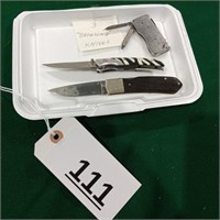 3 Browning knives