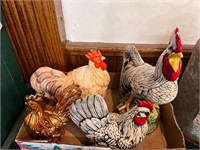 Ceramic Chickens