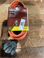 2 10' 3 outlet power cords