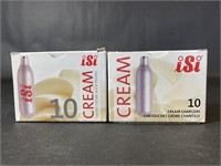 ISI Cream Charger for Desserts 2 Packs of 10