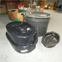 EnamelwareClam Steamer & Roast Pan