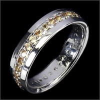 Natural Sapphire Eternity Ring
