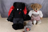 Lot 3 Vermont Teddy Bear Company Beanie Baby Etc.