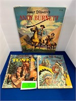 Lot of 3 1950's Cowboy Children's Books