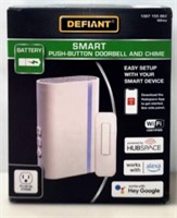 Defiant Smart Doorbell & Chime Works With Alexa