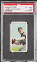 1909-11 T206 Piedmont Orval Overall, PSA 4.5