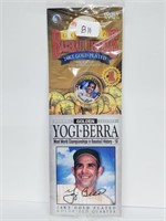 MLB Legends 24KT Gold Layered Yogi Berra Quarter