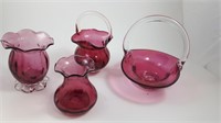 CRANBERRY GLASS GROUP #1