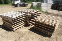 (21) Wood Pallets, Approx 43"X43" & 40"X48