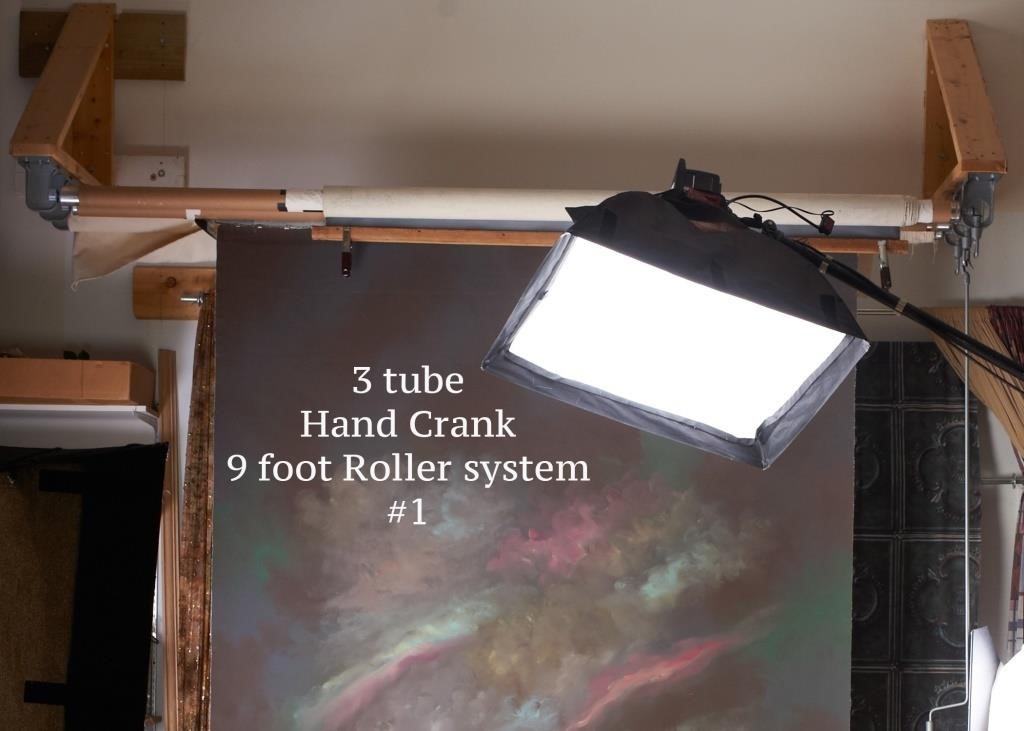 3 Tube Hand Crank 9ft Roller Systems #1 as picturd