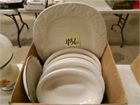 Homer Laughlin Platters & Oval Bowl
