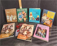 Nice selection of hardbound doll reference books