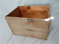 Dovetailed Wooden Prune Crate
