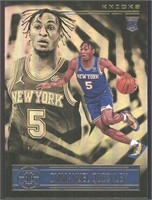 Shiny RC Immanuel Quickley New York Knicks