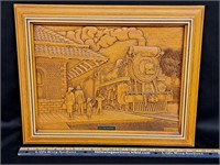 MURRAY Original Carved Wall Hanging-AT THE STATION