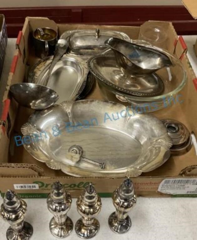 Silver plate S&P’s serving pieces