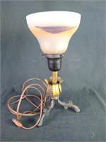 Lamp with Painted Shade