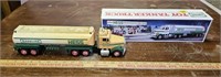 1990 Hess Toy Tanker Truck w Box- Has Yellowed-