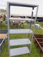 5-Tier Shop Shelving Unit - 30"Wx12"Dx66"H