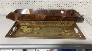 Two Metal Trays