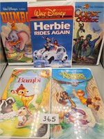 Walt Disney VHS Movies / Lot Of 5...4 Disney, 1 WB