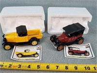 2- Vintage Chevy Toy Cars