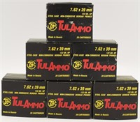 160 Rounds Of TulAmmo 7.62x39mm Ammunition